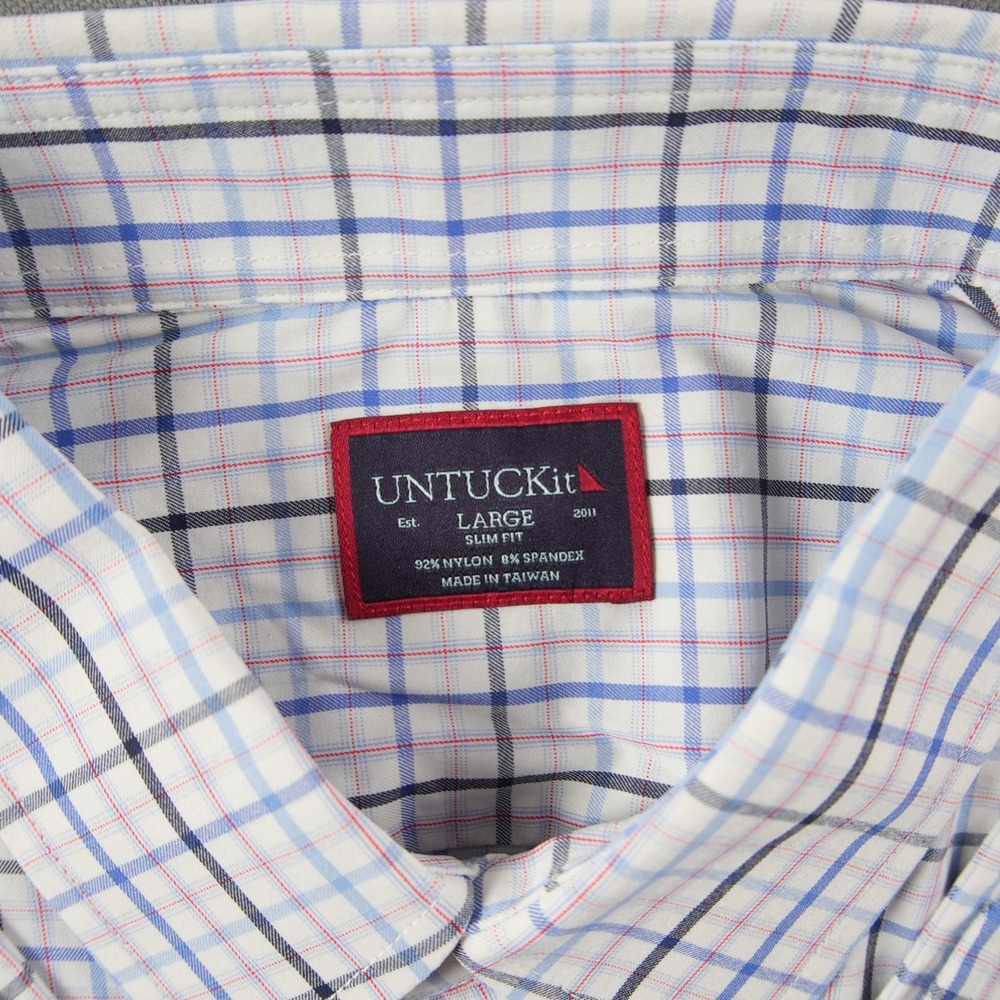 UNTUCKit Brookview Stretch Performance Shirt Mens… - image 8